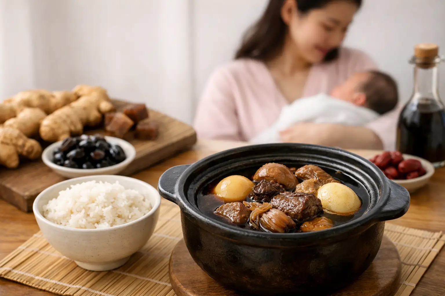 Hong Kong Ginger Vinegar Postpartum Benefits