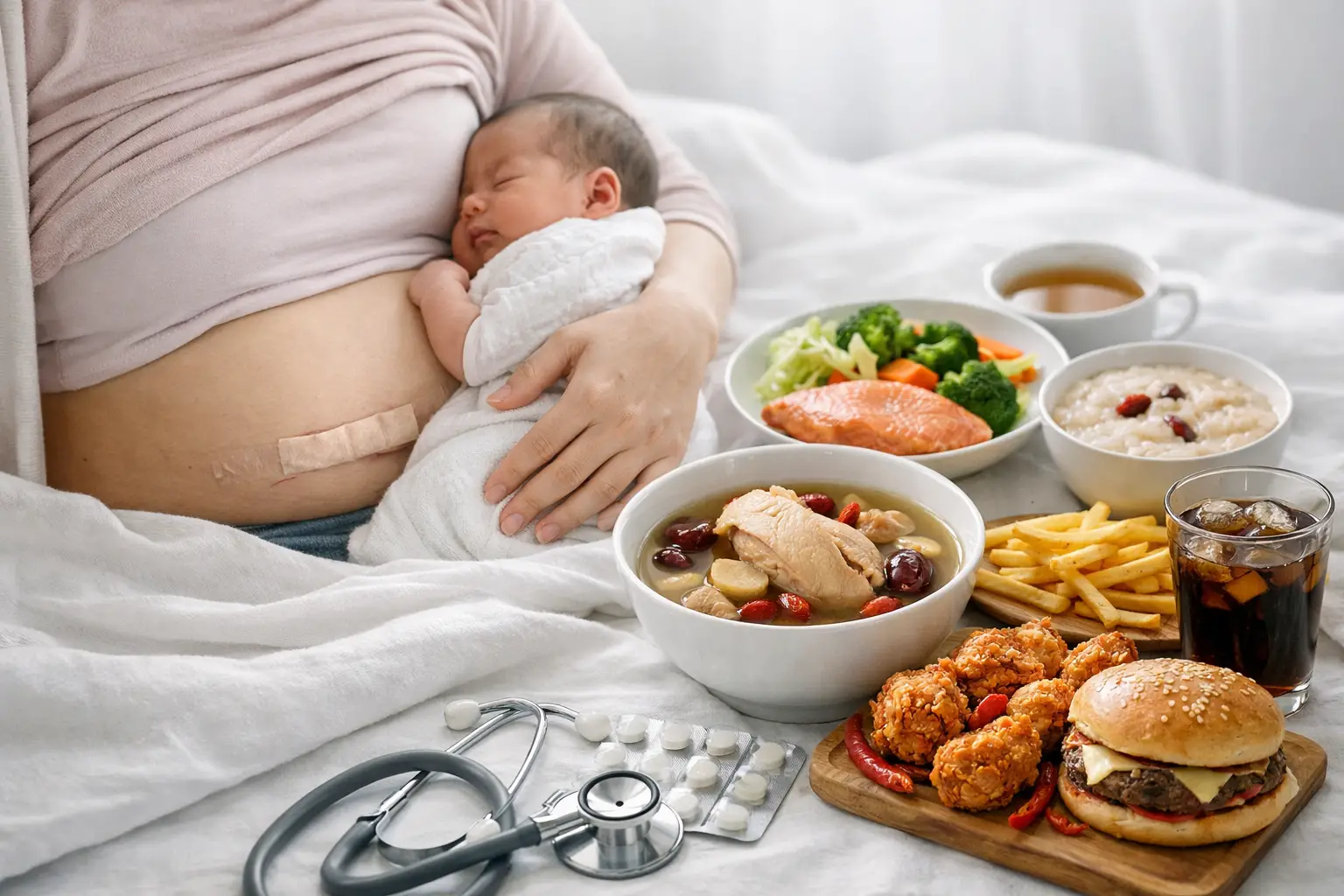 Caesarean Wound Recovery Diet Taboo
