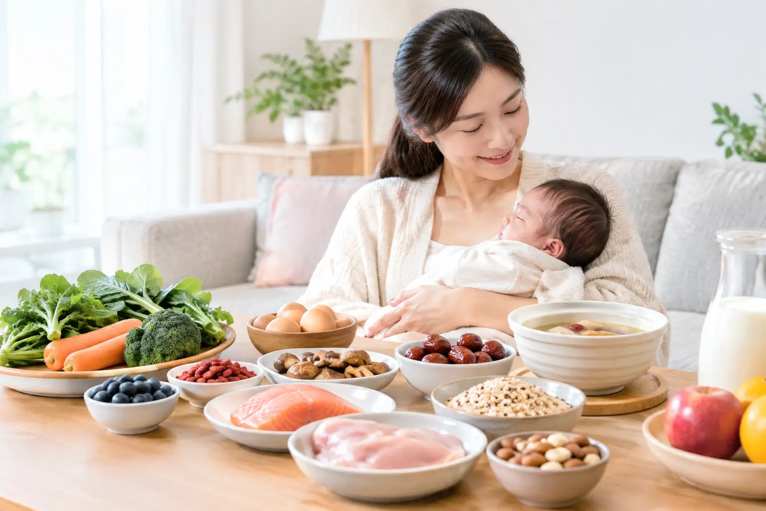 Postpartum Recovery Essential Nutrition Food List